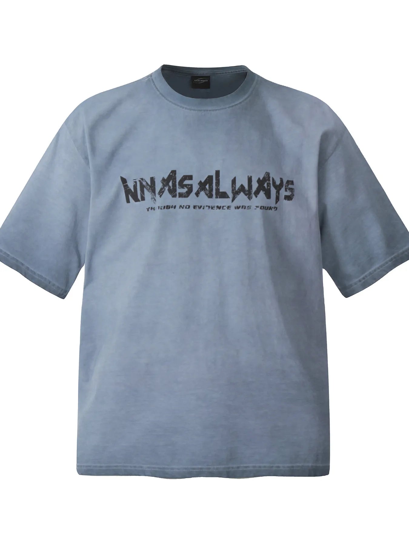 Men's Letter Graphic Round Neck T-Shirt - Image 5