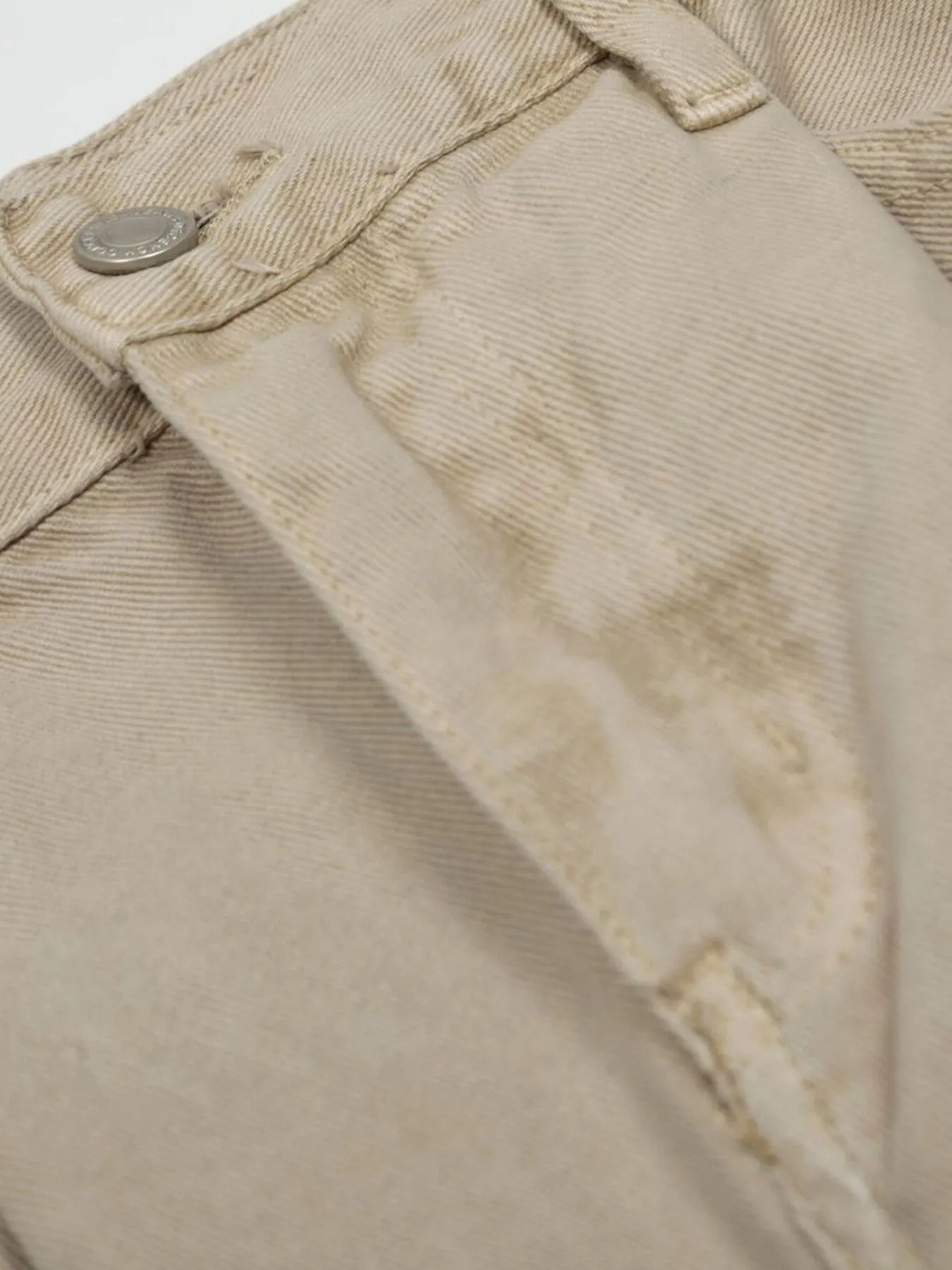 Men's Vintage Washed Wide Leg Jeans - Image 8