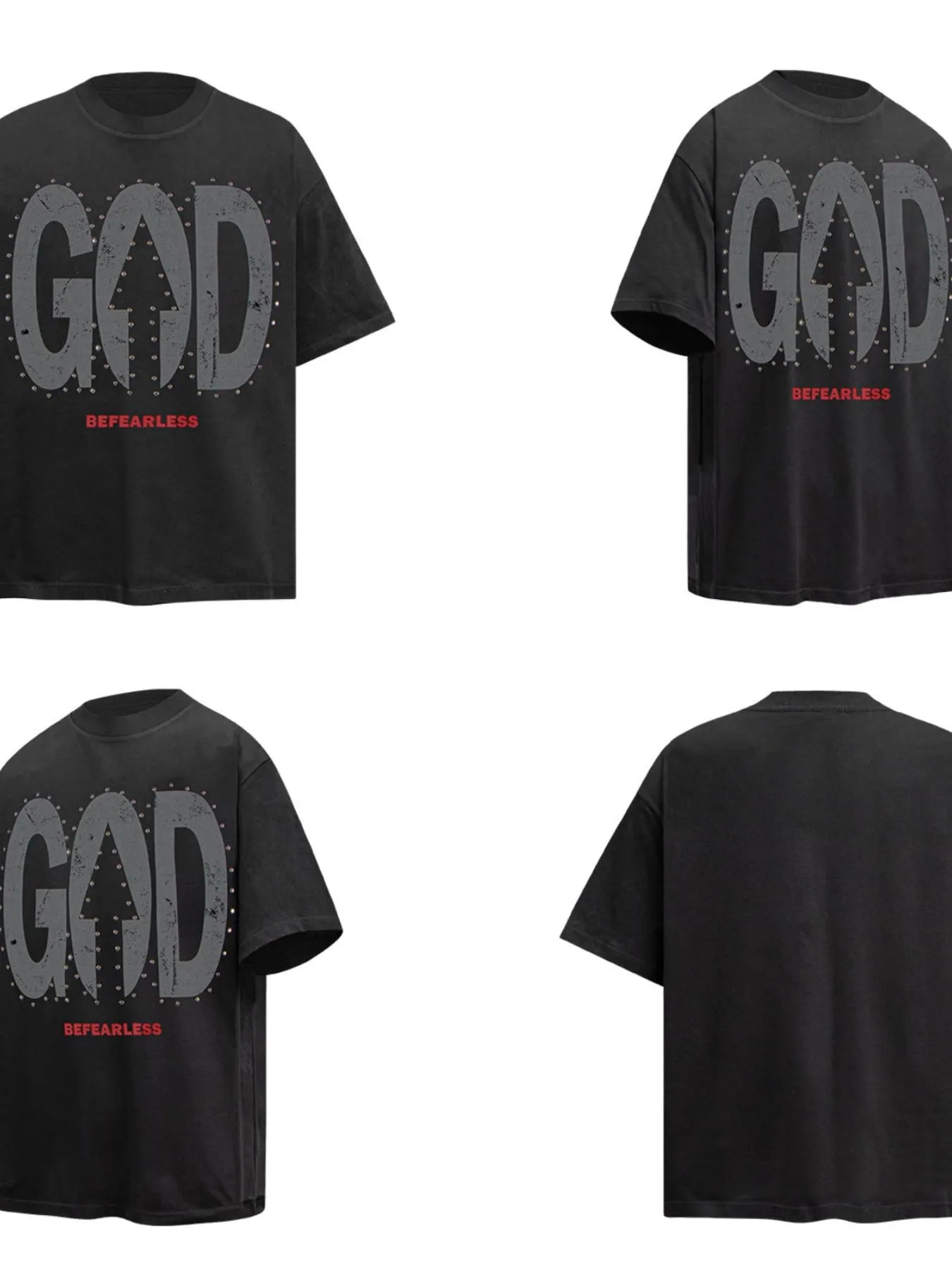 Men's Oversized Letter Graphic T-Shirt - Image 8