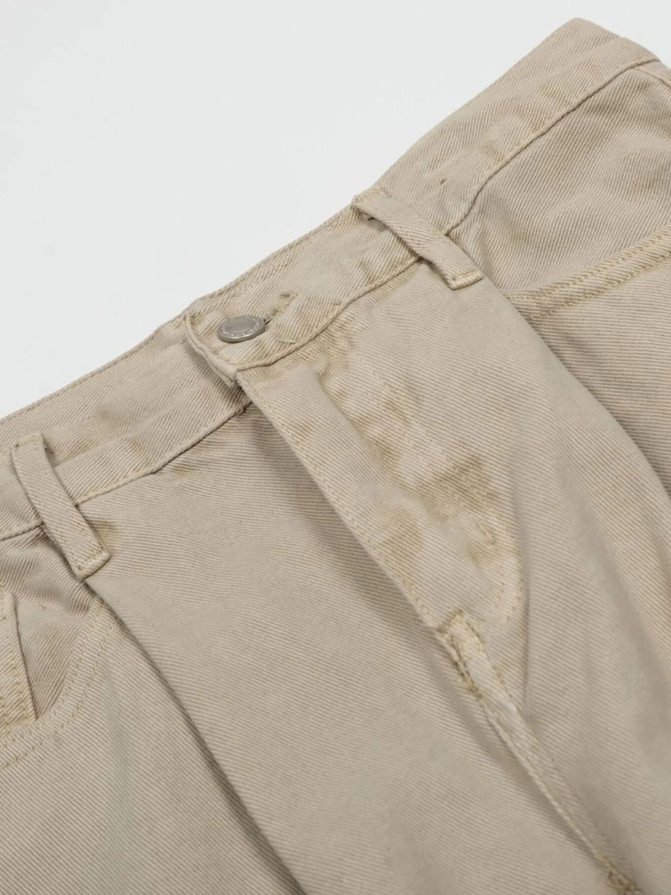 Men's Vintage Washed Wide Leg Jeans - Image 6