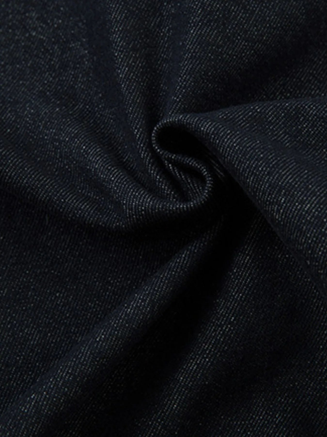 Men's Contrast Stitching Button Up Denim Jacket - Image 7