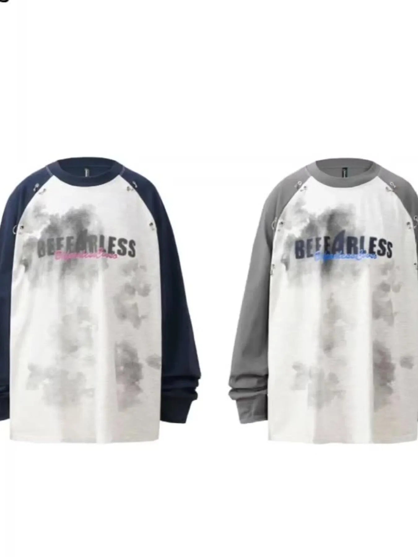 Men's Letter Raglan Long Sleeve T-Shirt - Image 3