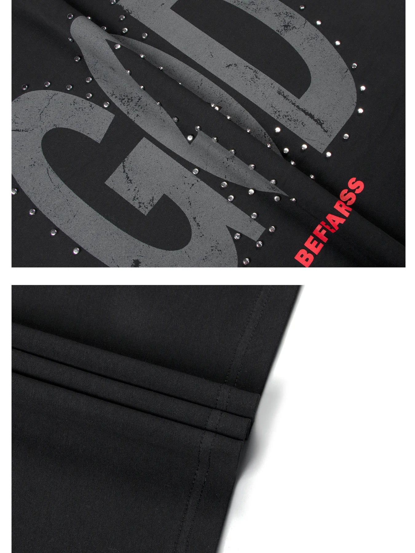 Men's Oversized Letter Graphic T-Shirt - Image 4