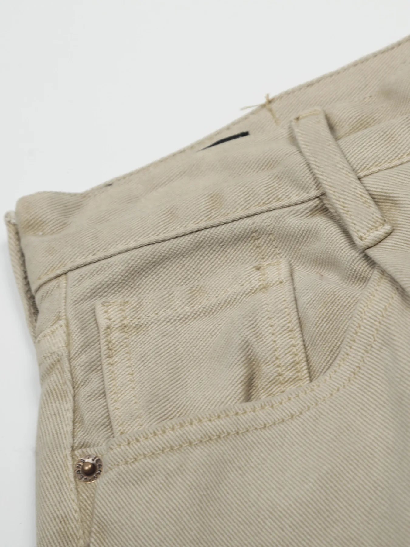 Men's Vintage Washed Wide Leg Jeans - Image 7