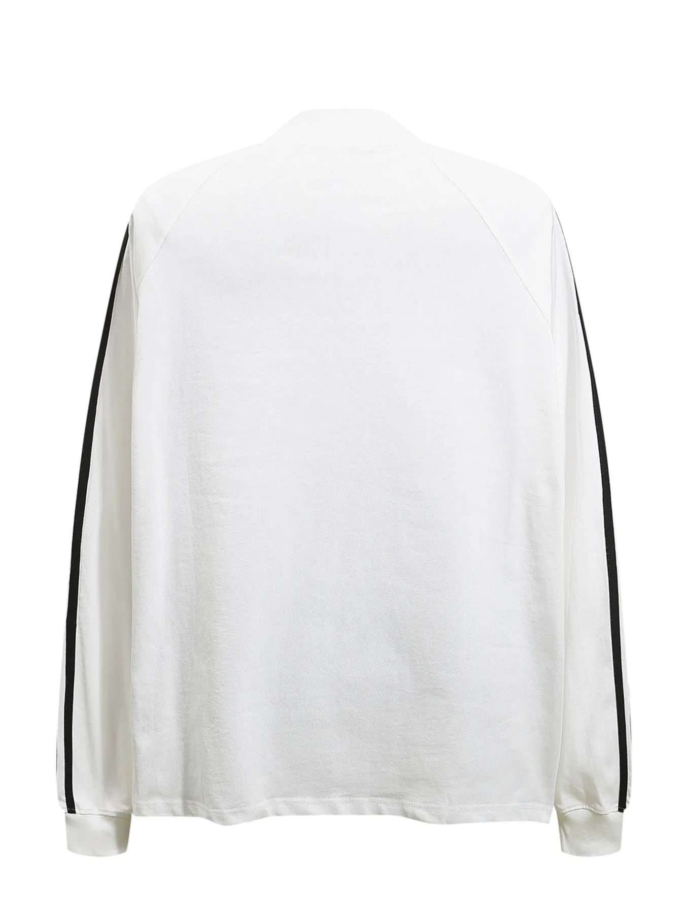 Men's Striped Long Sleeve Graphic T-Shirt - Image 4