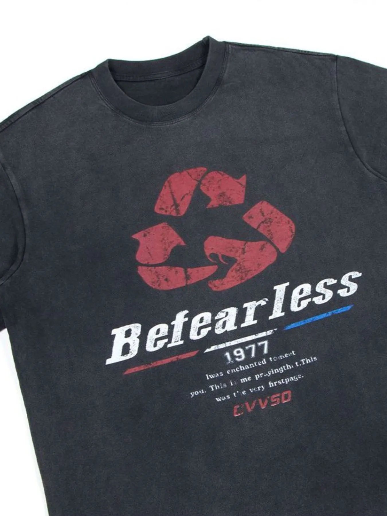 Men's Befearless Graphic Shost Sleeve T-Shirt - Image 3