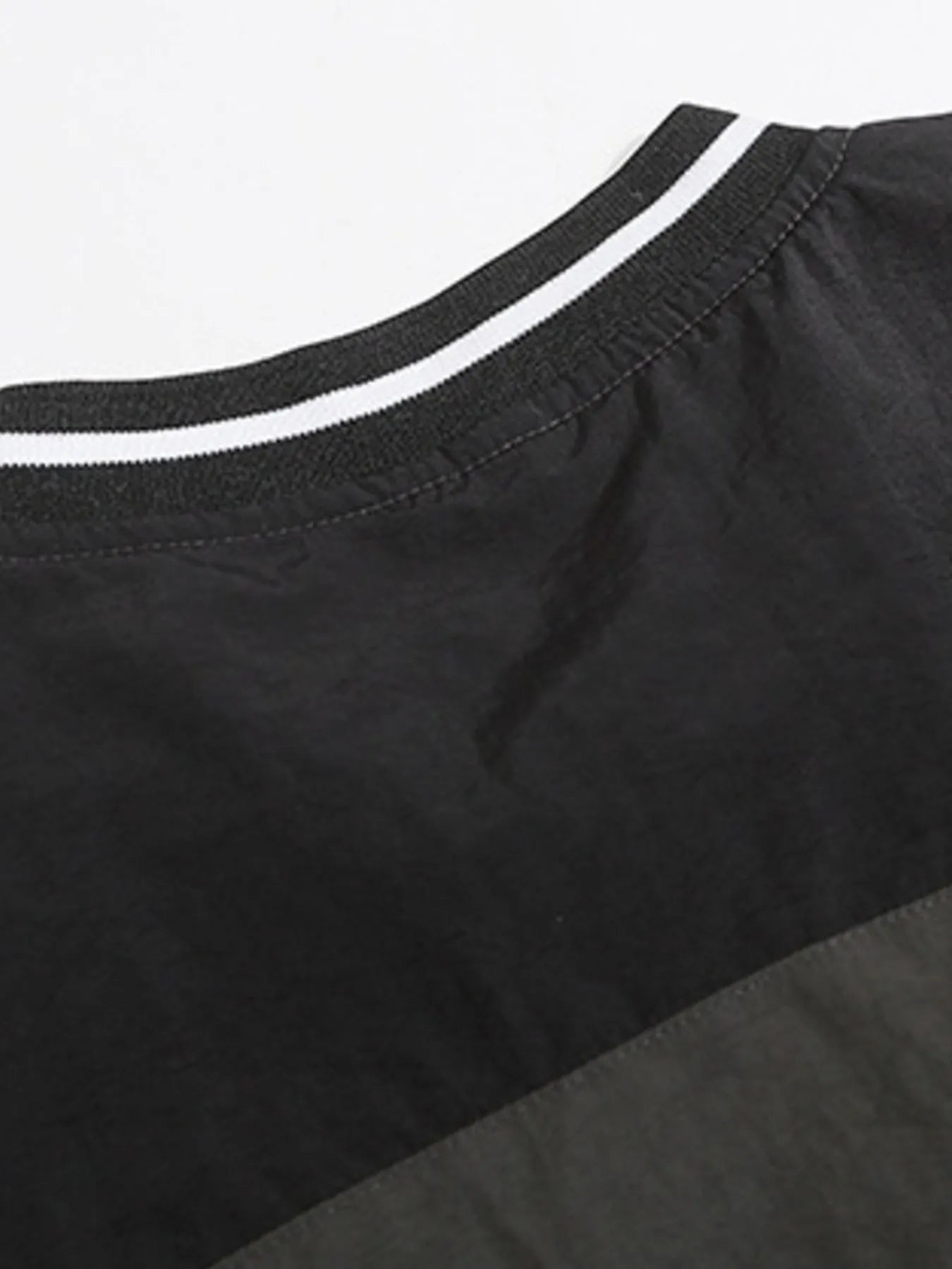Men's Letter Lace Up Long Sleeve Top - Image 8