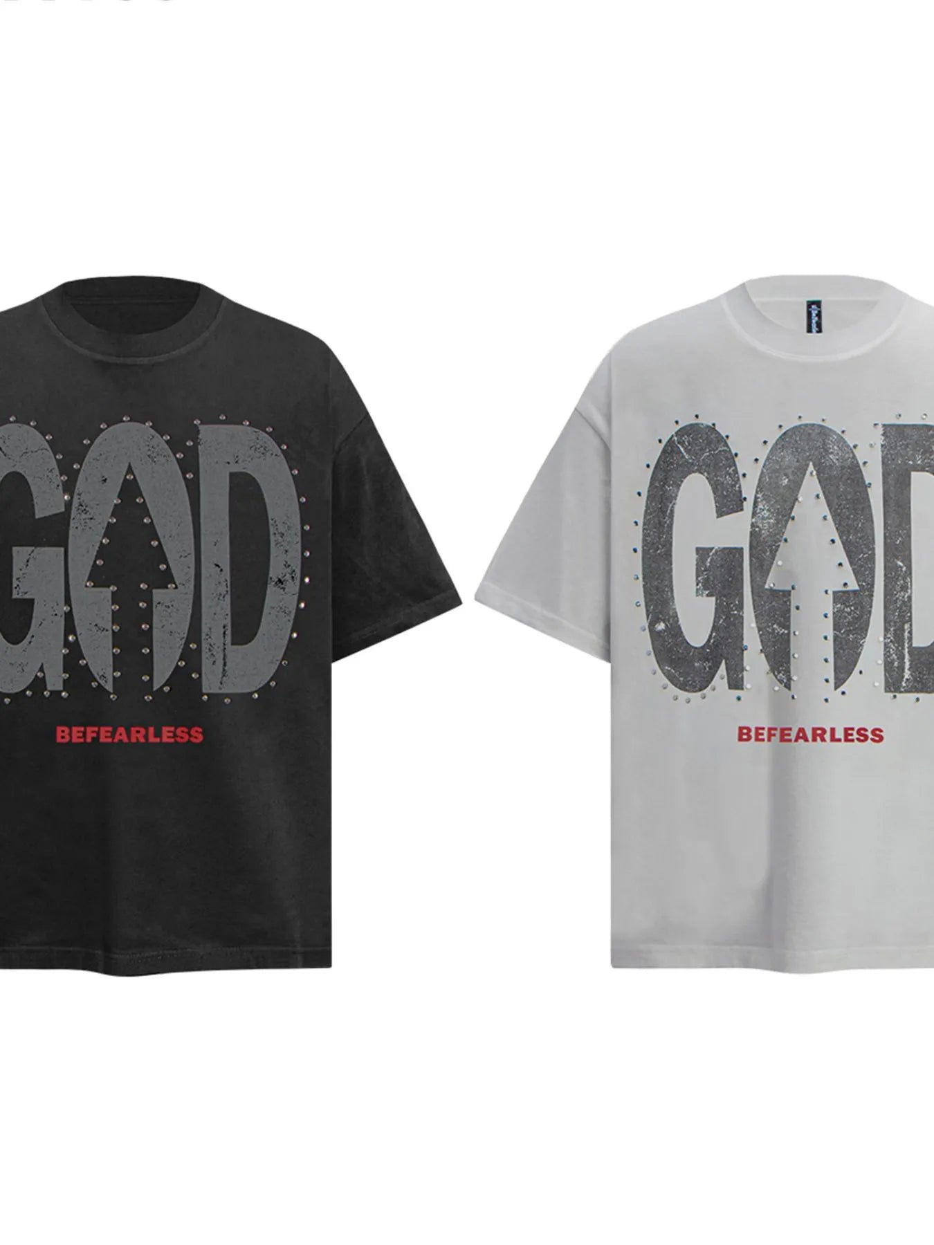 Men's Oversized Letter Graphic T-Shirt - Image 3