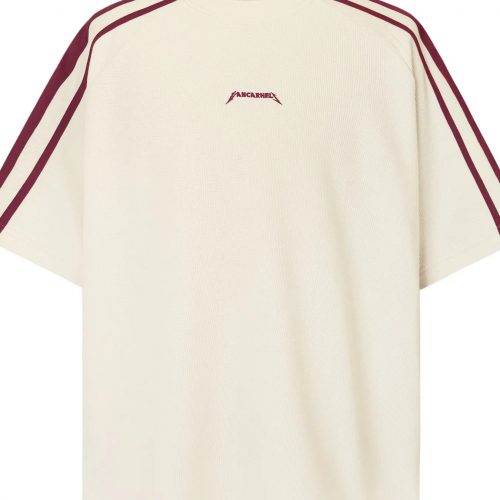 Men's Striped Round Neck Contrast T-Shirt