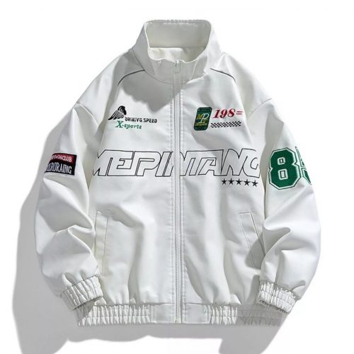 Men's Plus Size Zip-Up Jacket