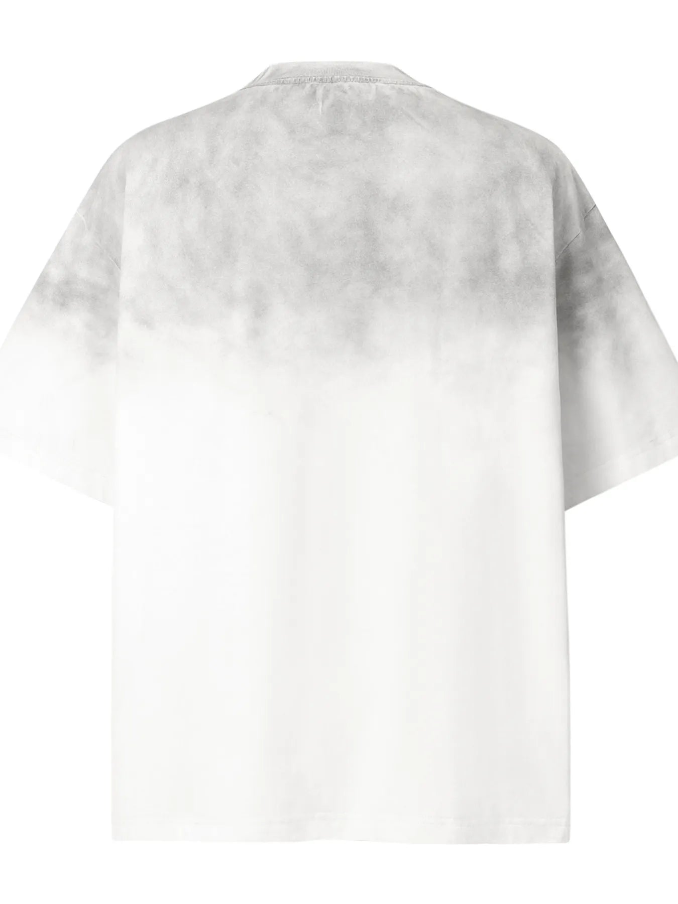 Men's Gradient Letter Round Neck T-Shirt - Image 2