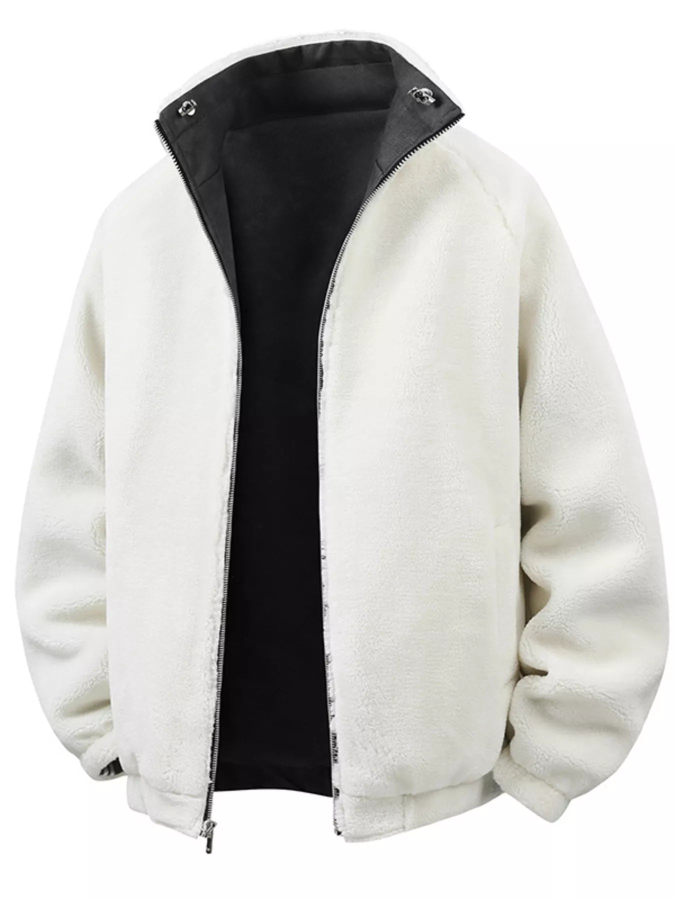 Men's Fleece Lined Zip Up Jacket - Image 2