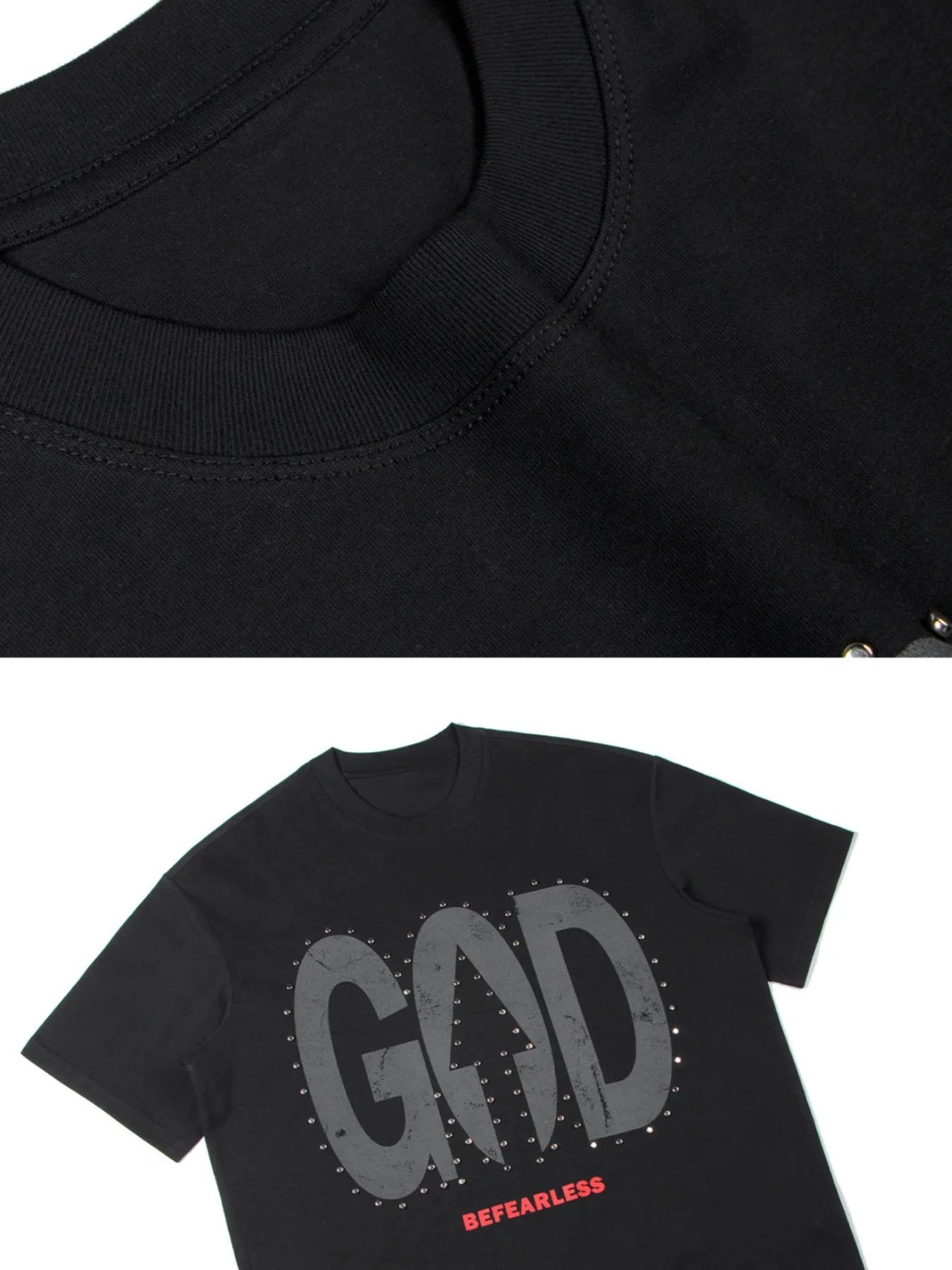 Men's Oversized Letter Graphic T-Shirt - Image 7