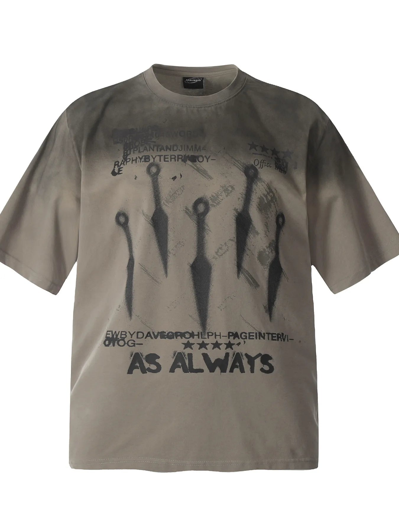Men's Graphic Oversized Urban Street T-Shirt - Image 2