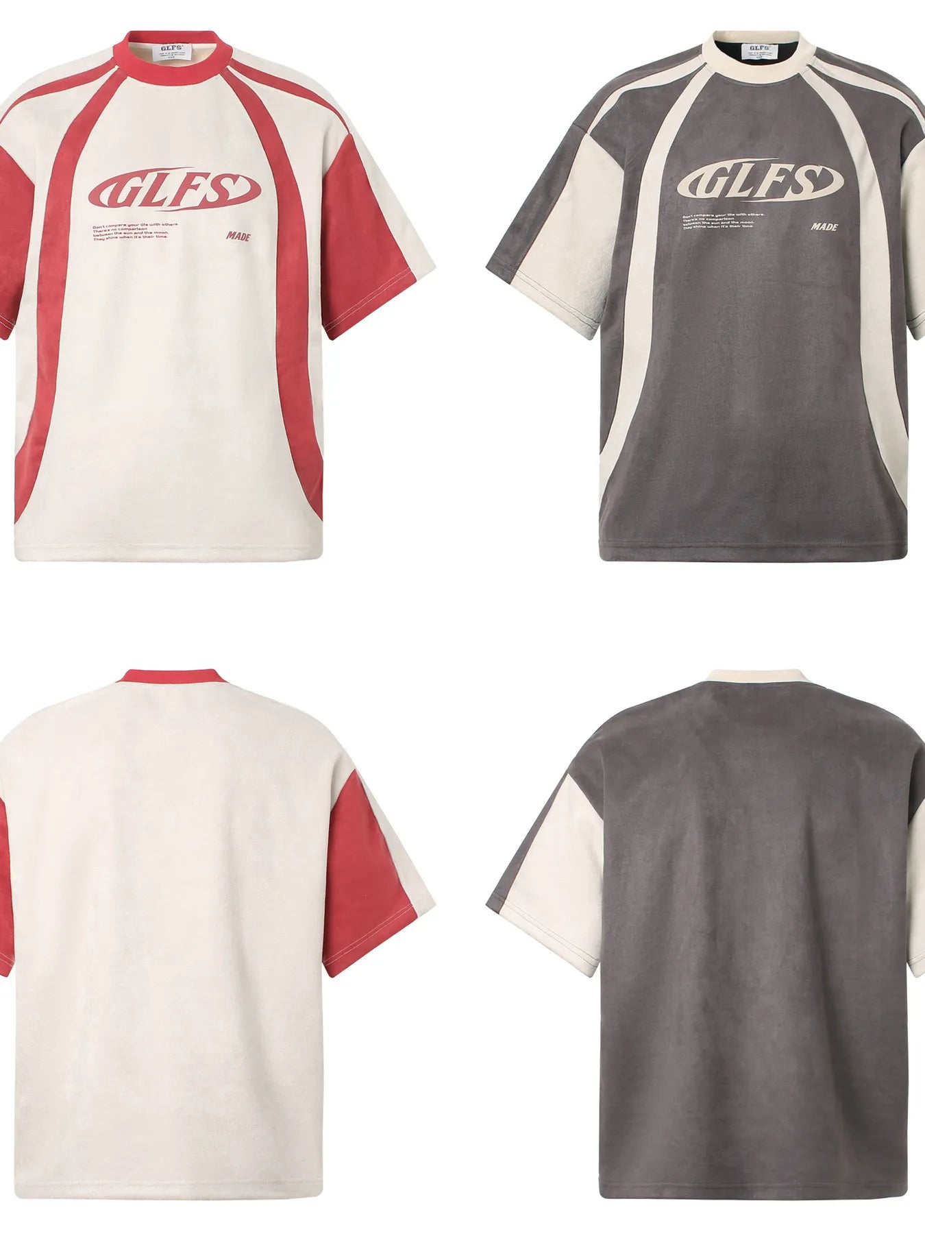 Men's Contrast Raglan Short Sleeve T-Shirt - Image 3