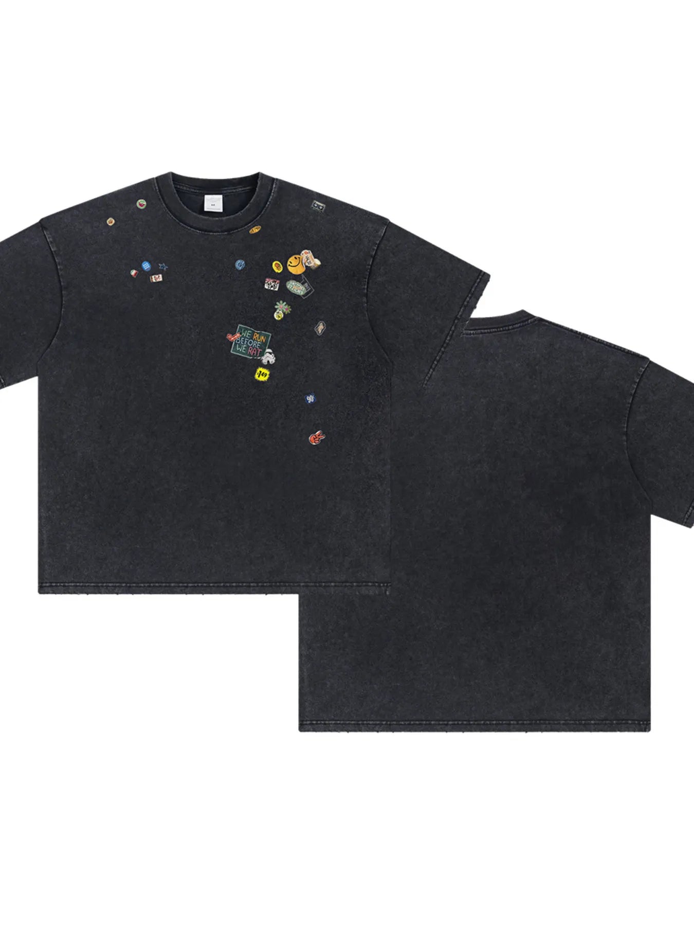 Men's Round Neck Oversized T-Shirt - Image 2