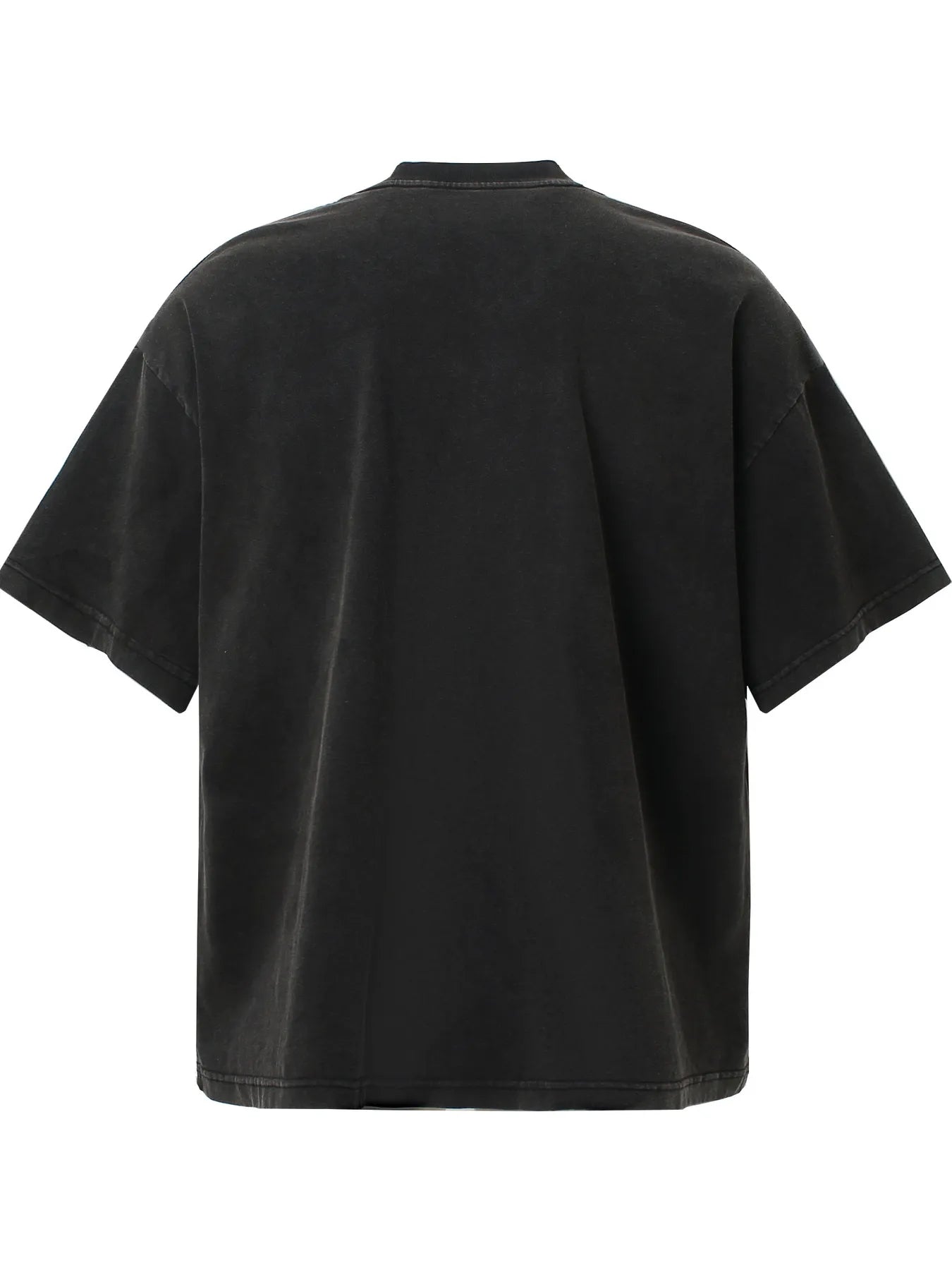 Men's Washed Anime Graphic Oversized T-Shirt - Image 2