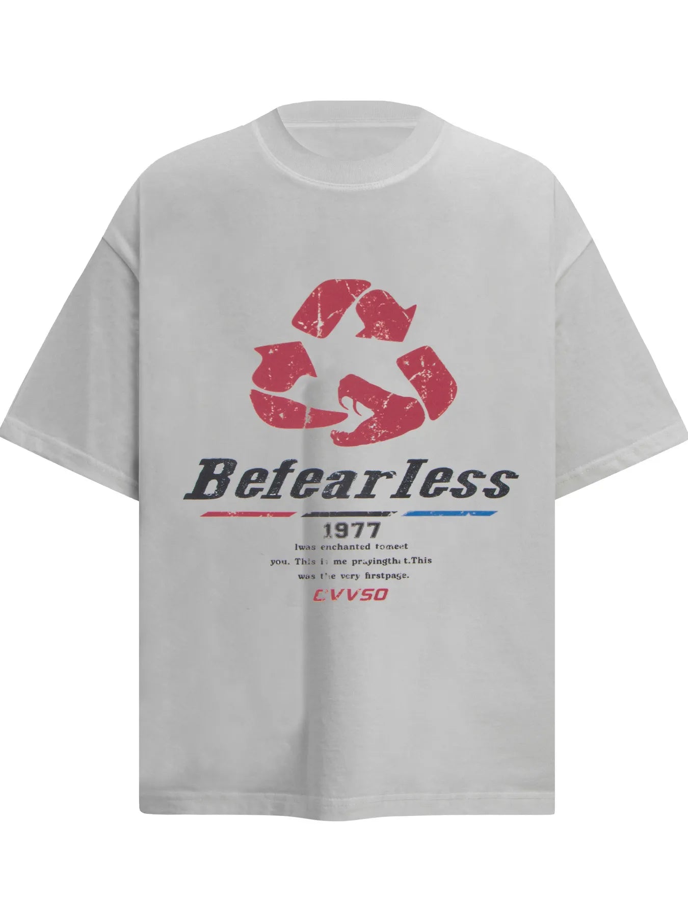 Men's Befearless Graphic Shost Sleeve T-Shirt - Image 2