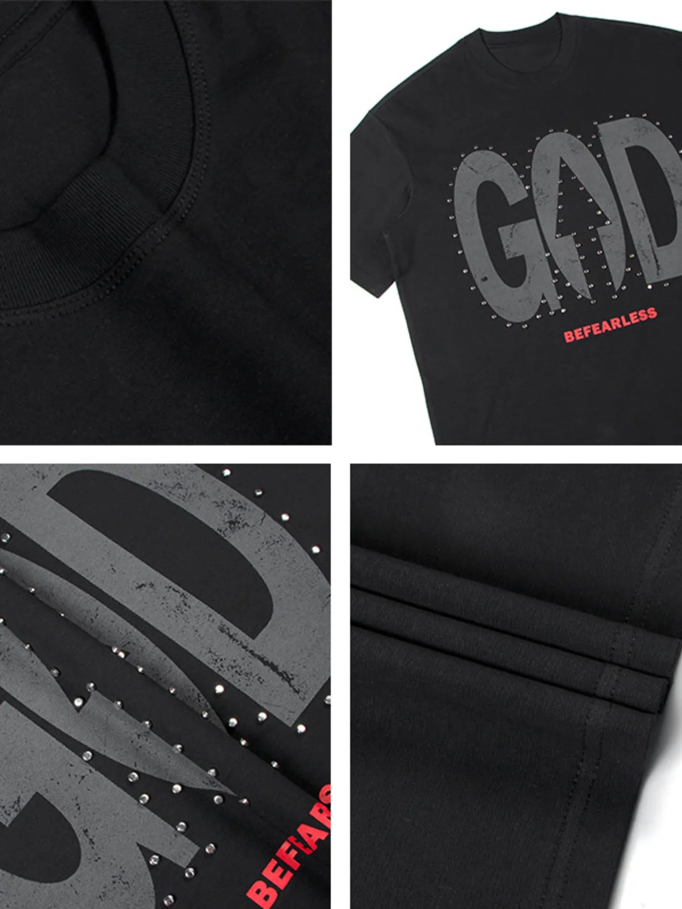 Men's Oversized Letter Graphic T-Shirt - Image 5