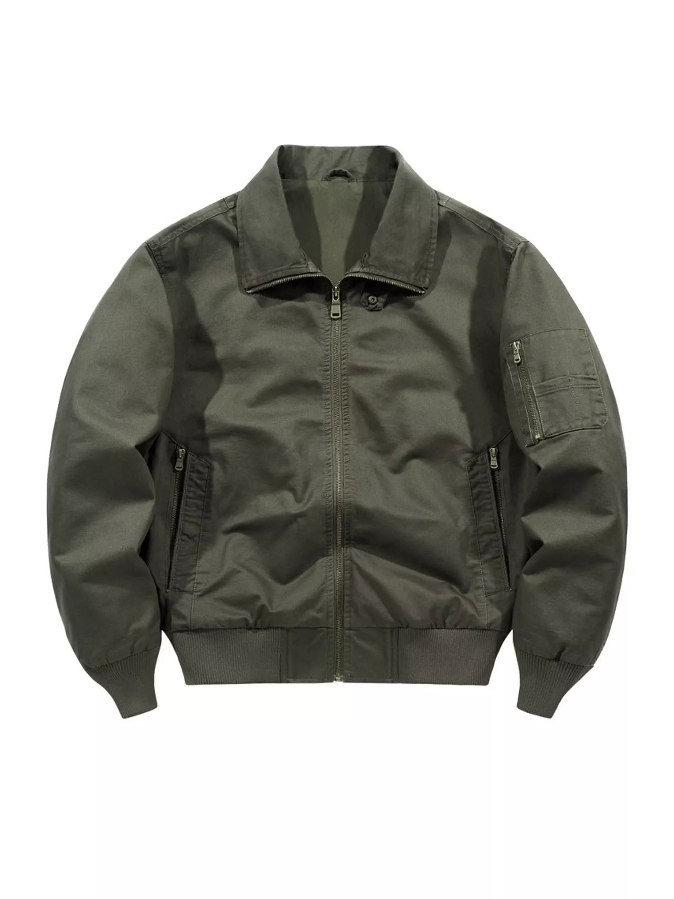 Men's Casual Lightweight Zip Up Jacket - Image 6