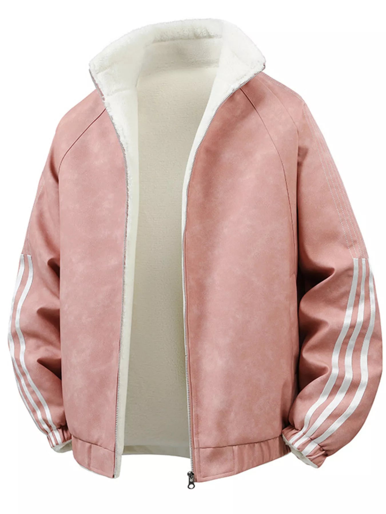 Men's Fleece Lined Zip Up Jacket - Image 3