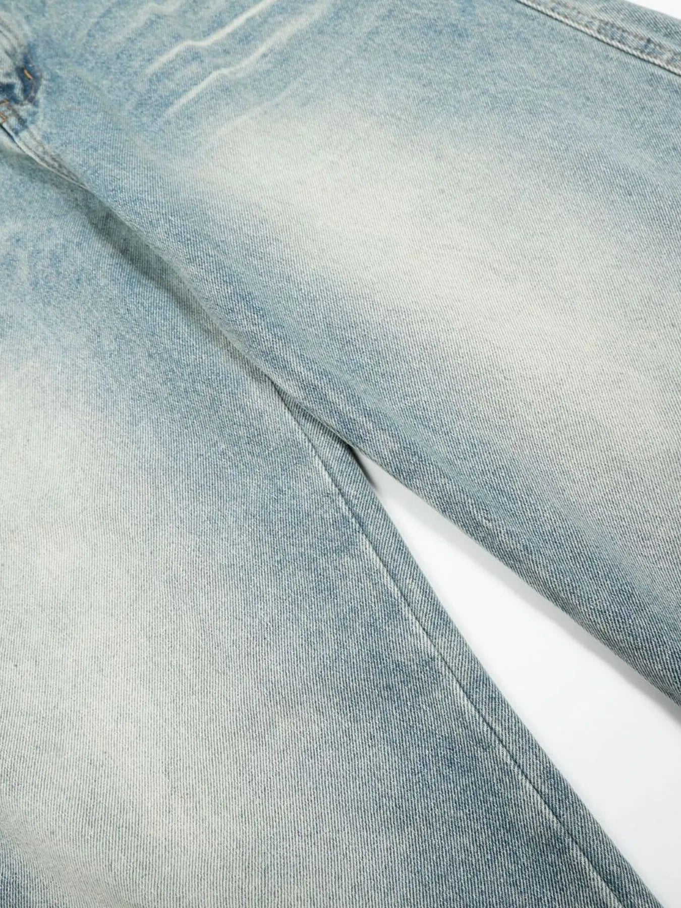 Men's Washed Wide Leg Baggy Jeans - Image 15