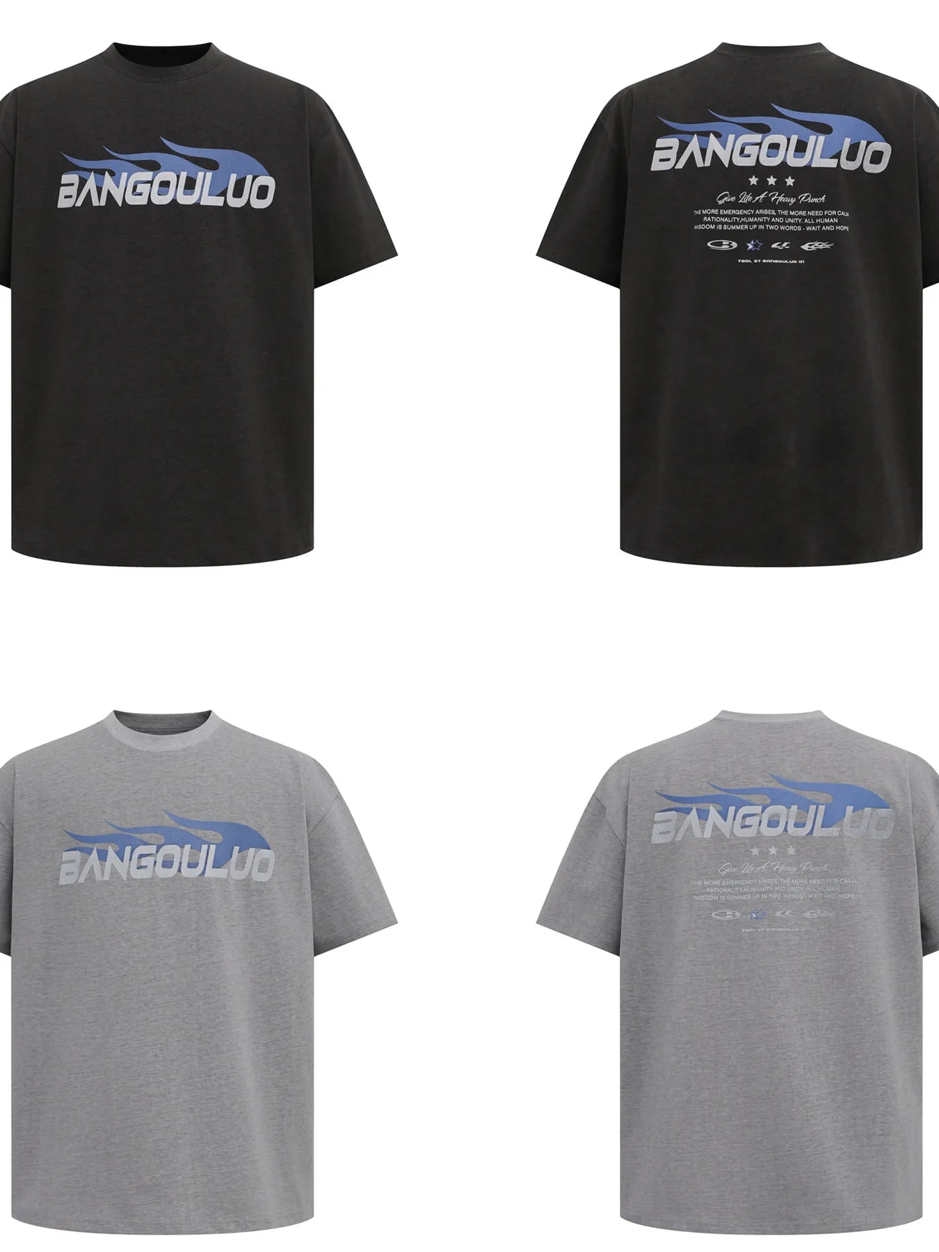 Men's BANGOULUO Graphic Short Sleeve T-Shirt - Image 5