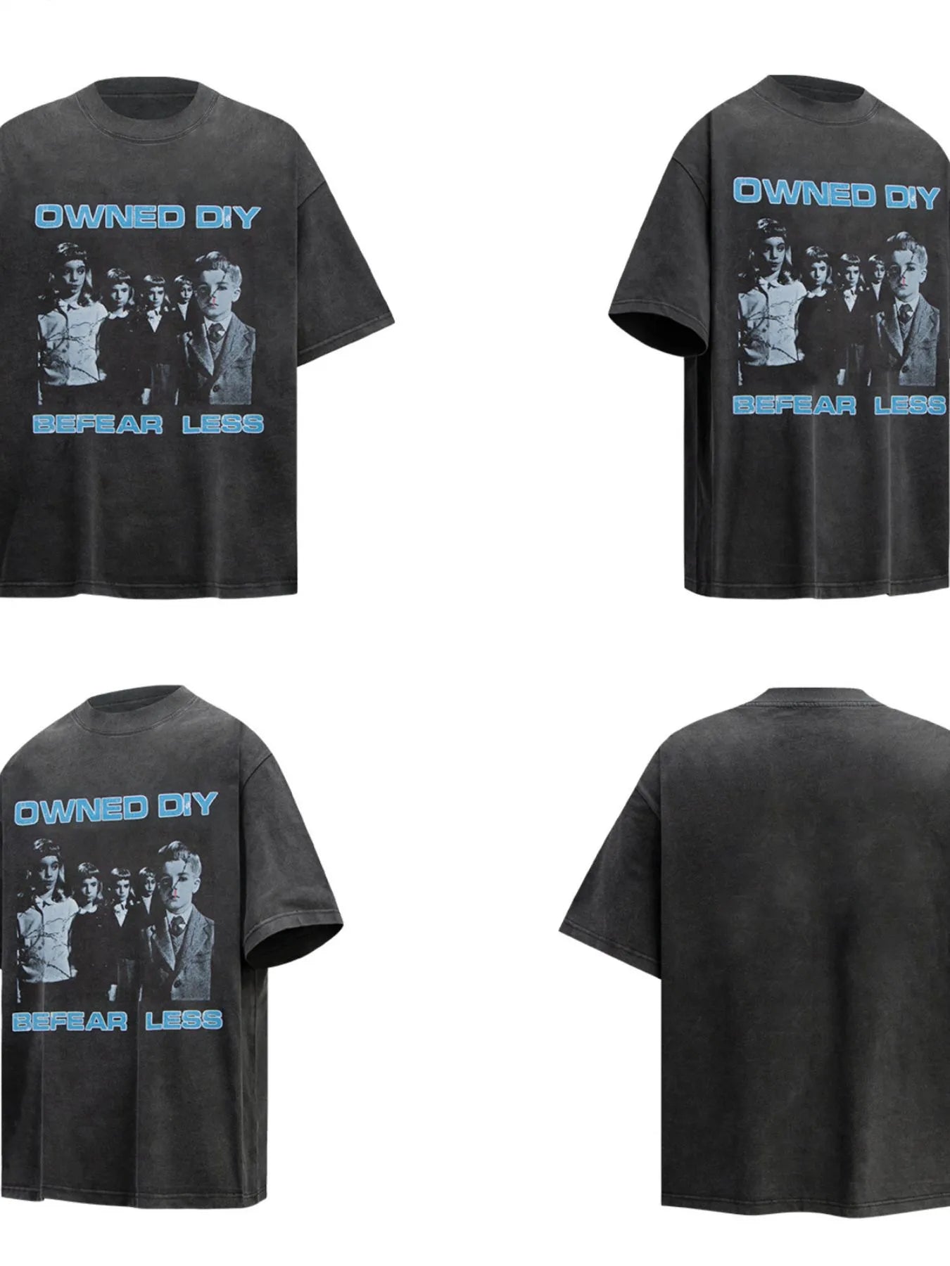 Men's Vintage Graphic Oversized T-Shirt - Image 4