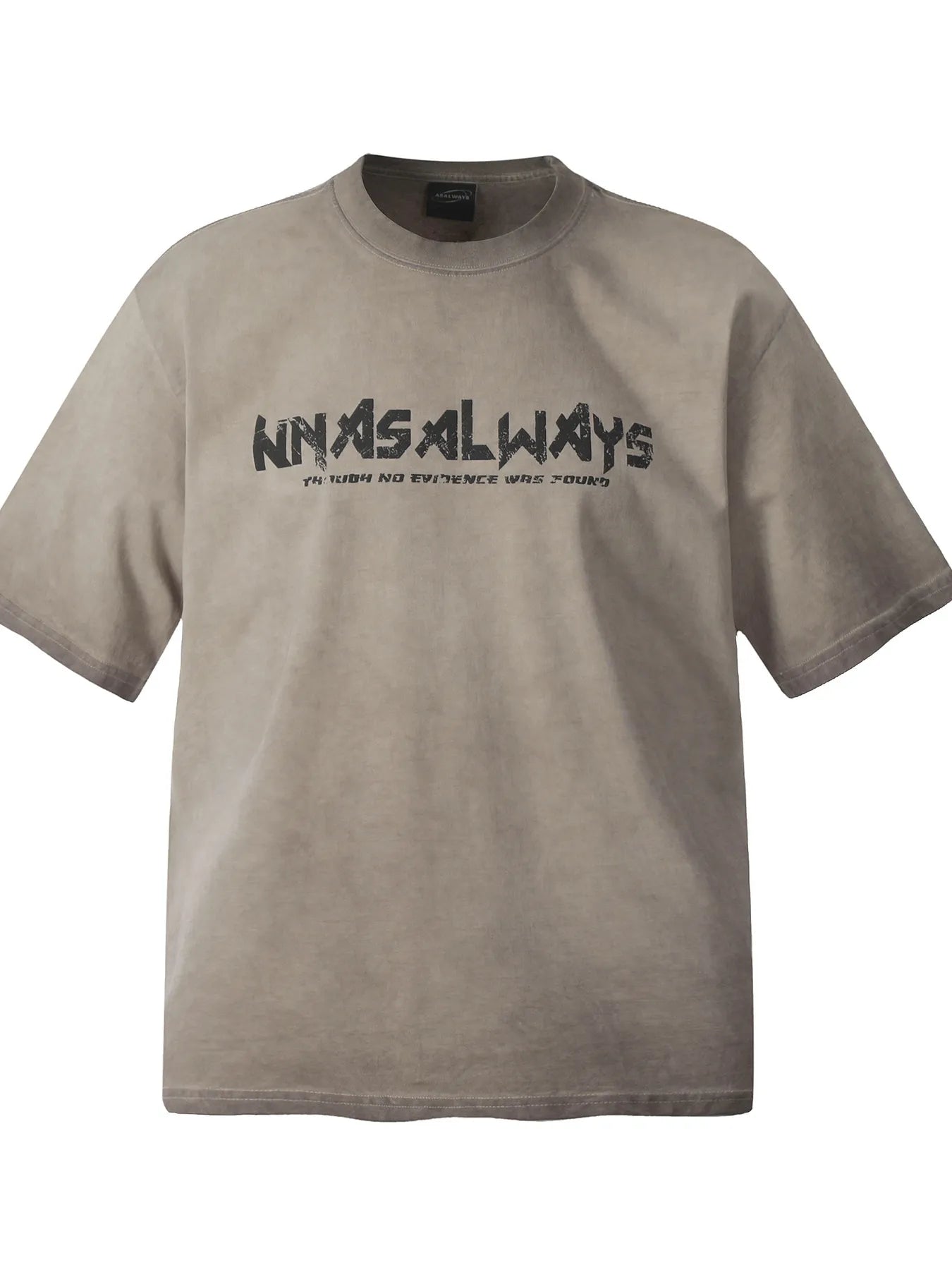 Men's Letter Graphic Round Neck T-Shirt - Image 3