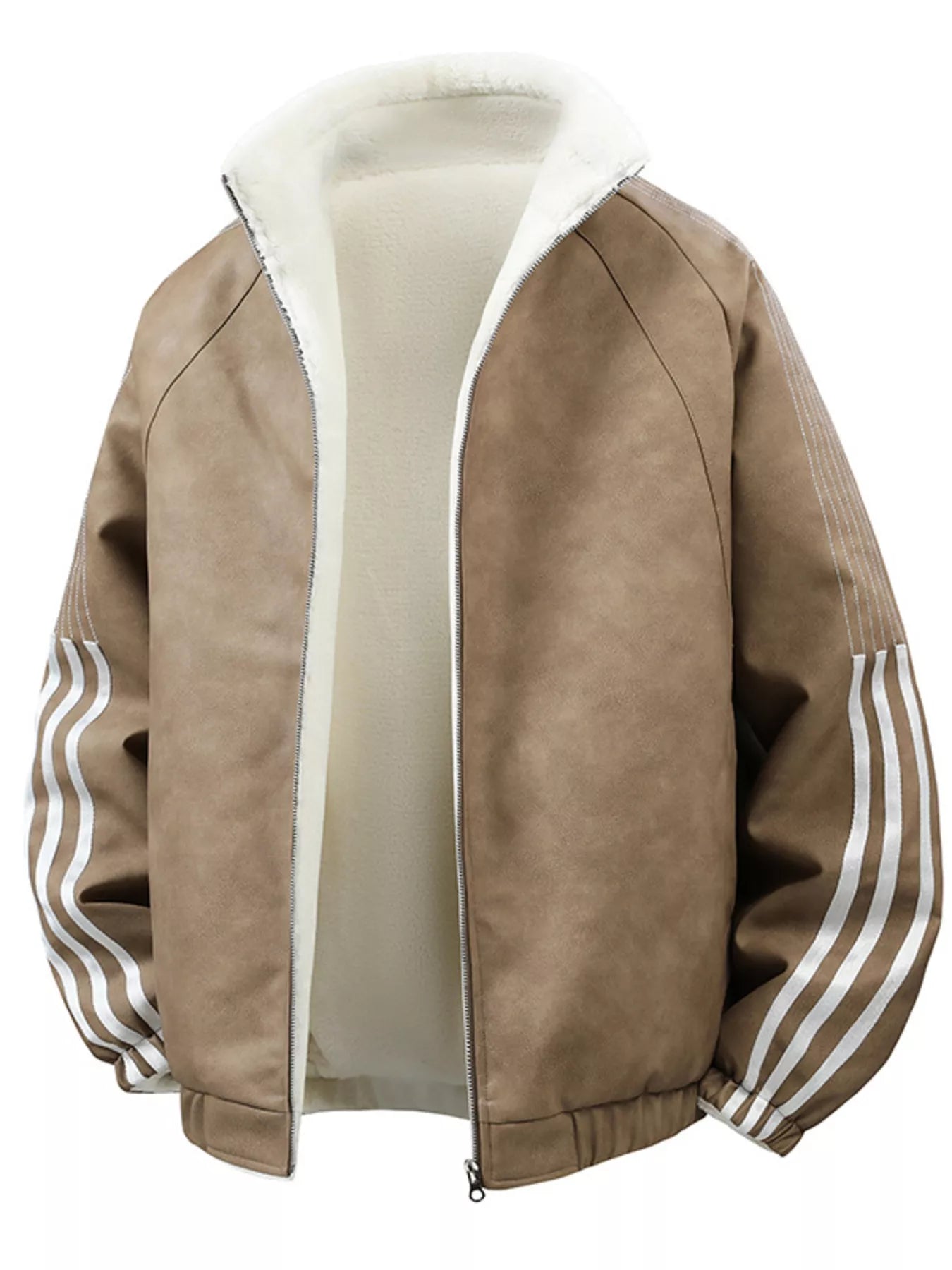 Men's Fleece Lined Zip Up Jacket - Image 5