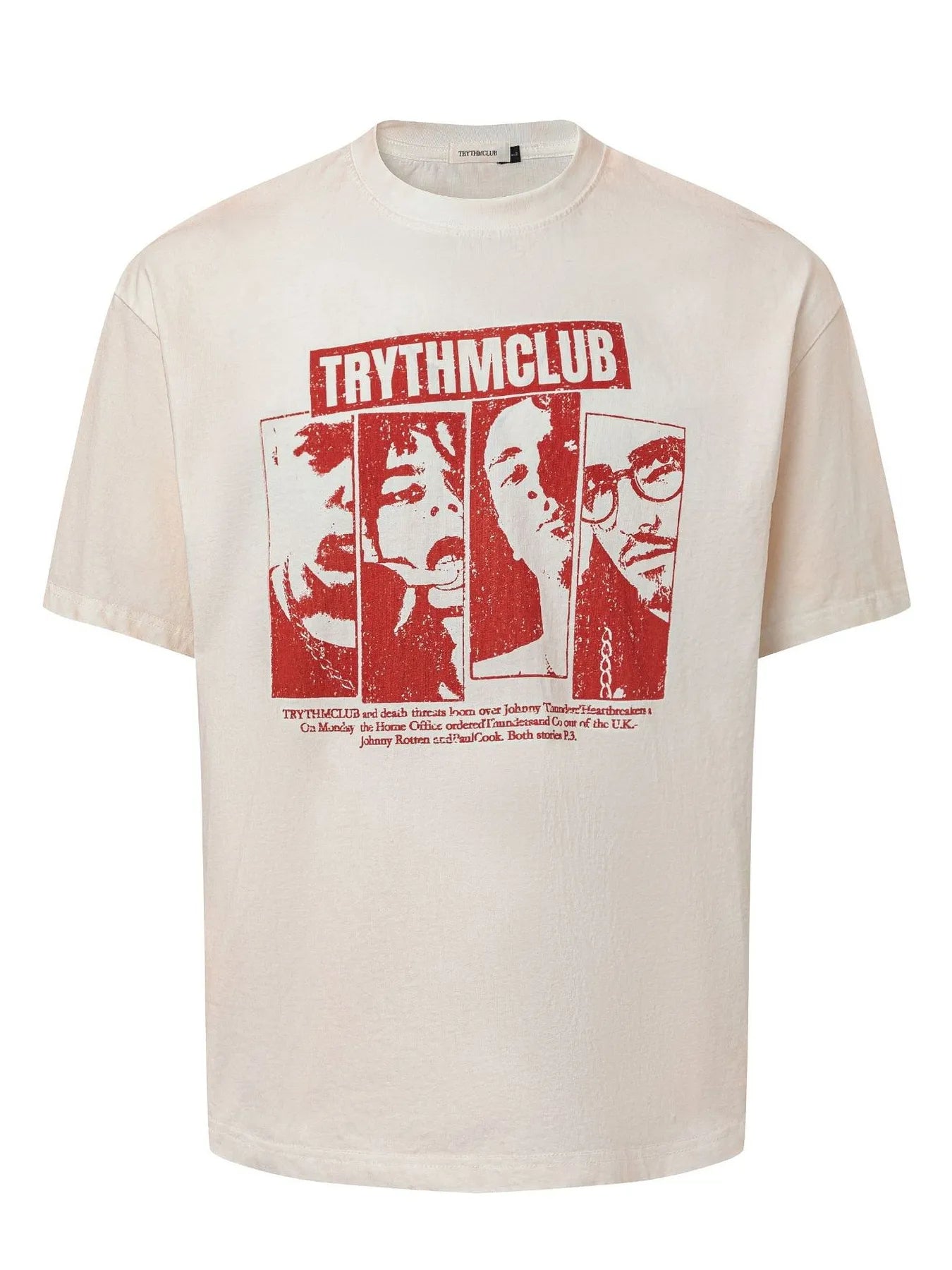 Men's Graphic Short Sleeve Oversized T-Shirt - Image 3