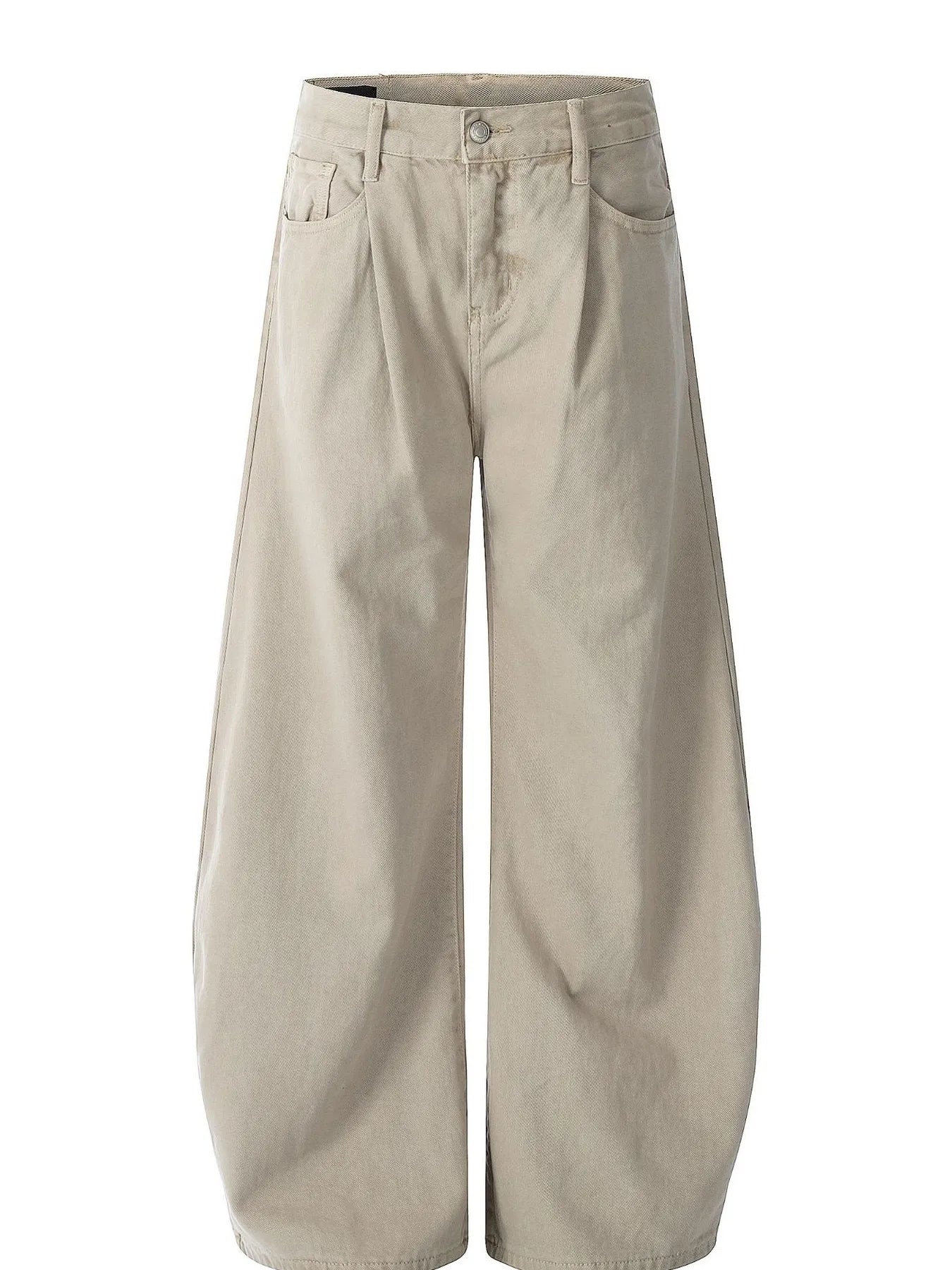 Men's Vintage Washed Wide Leg Jeans - Image 4