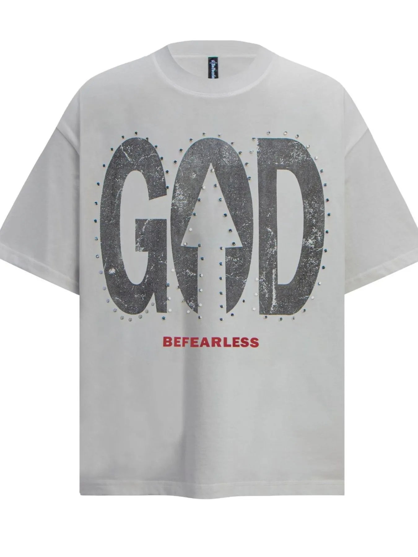 Men's Oversized Letter Graphic T-Shirt - Image 2